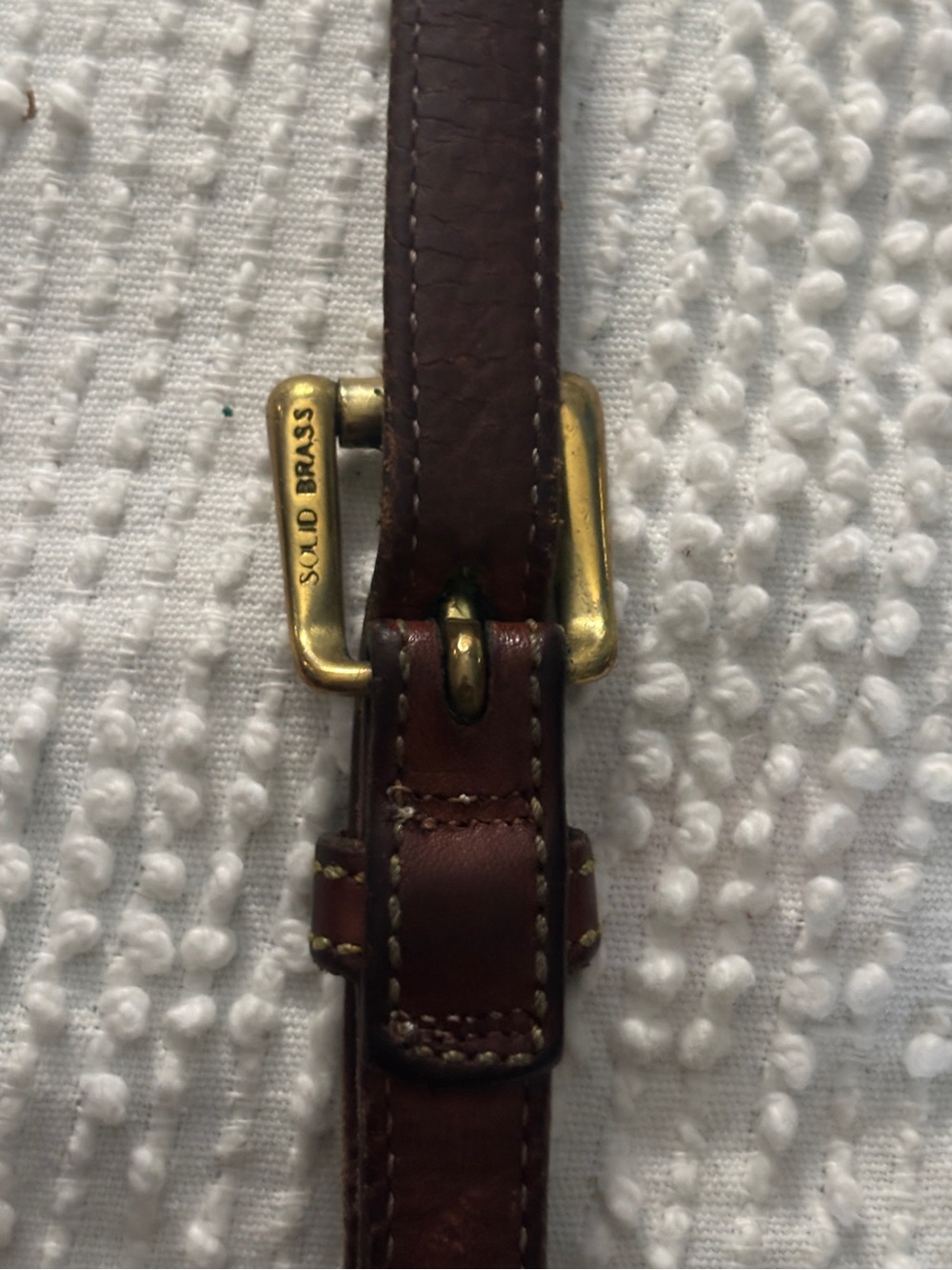 Vintage ‘90s Dooney & Bourke Crossbody Cognac Orange Brown Leather Purse - Picture 10 of 13